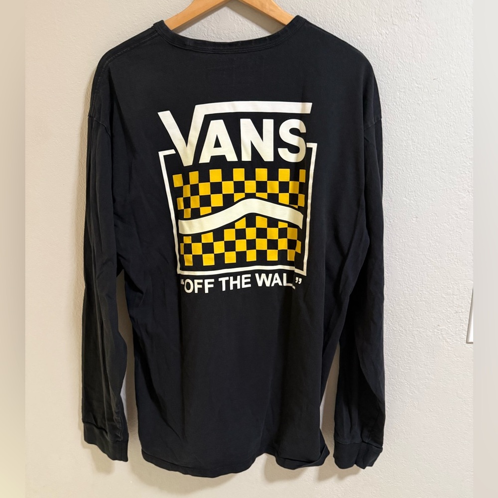 Vans Men’s XL Black Long Sleeve Graphic Tee